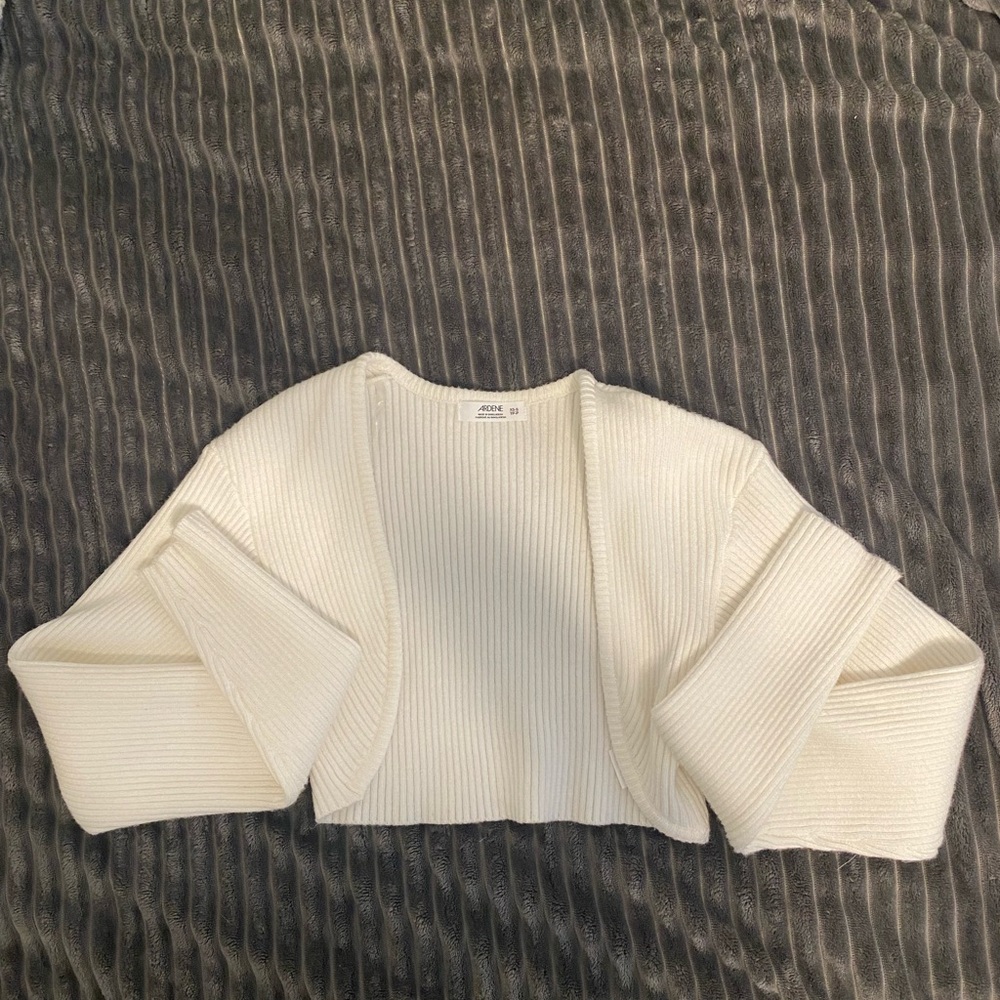 Ardene Cream Ribbed Women's Sweater